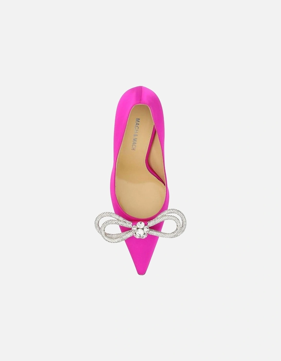 Crystal Embellished Pointed Toe Leather Heels Women - Multicolor Pumps
