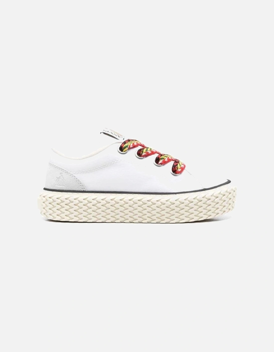 Cotton Sneakers with Leather Insole and Rubber Sole Women - White, 5 of 4