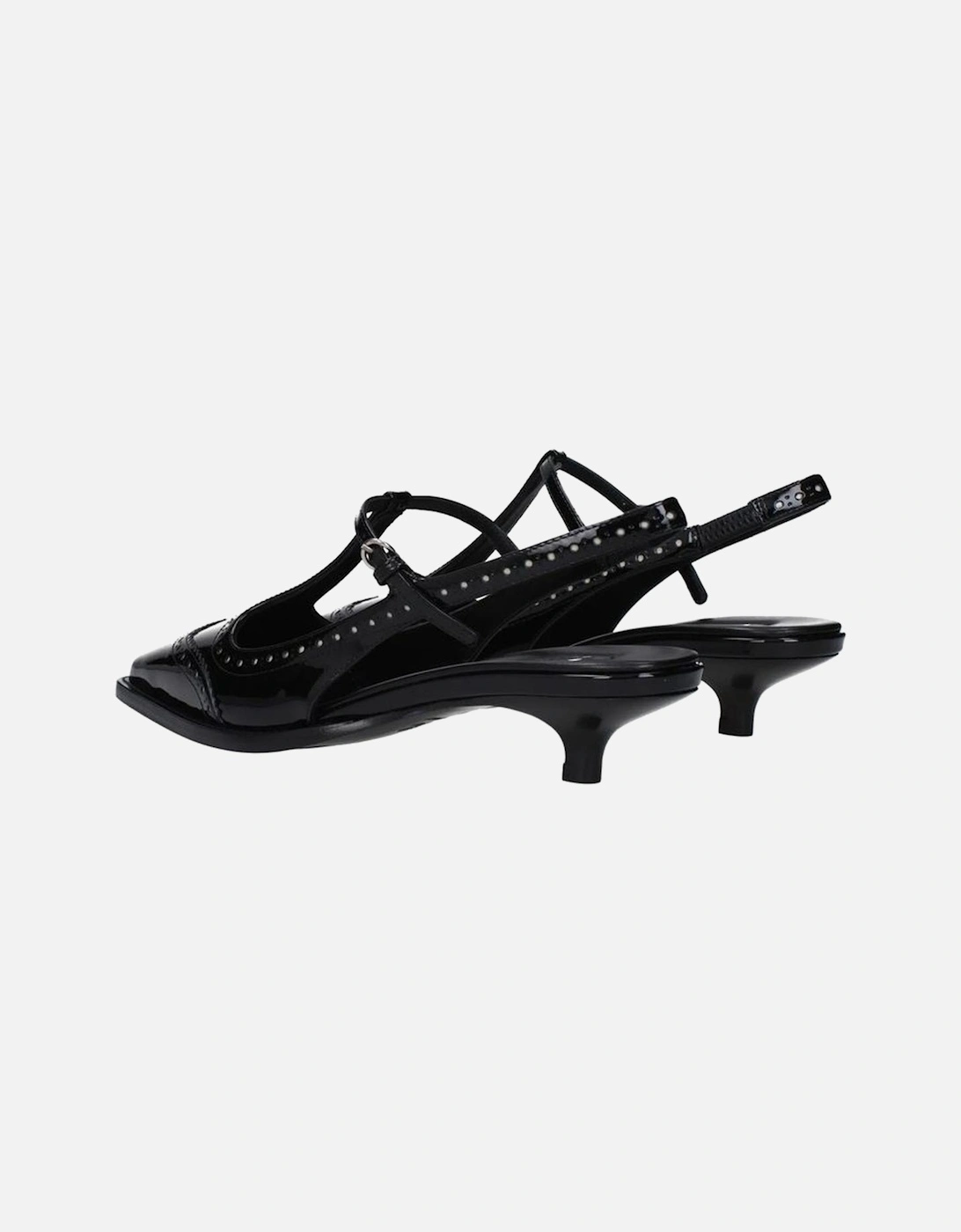 Patent Leather Pointed Toe Heels Women - Black Pumps