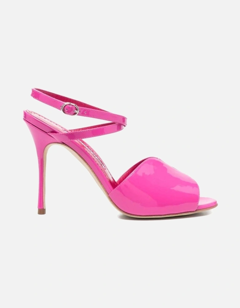 Patent Leather High Heel Ankle Strap Sandals Women - Multicolor