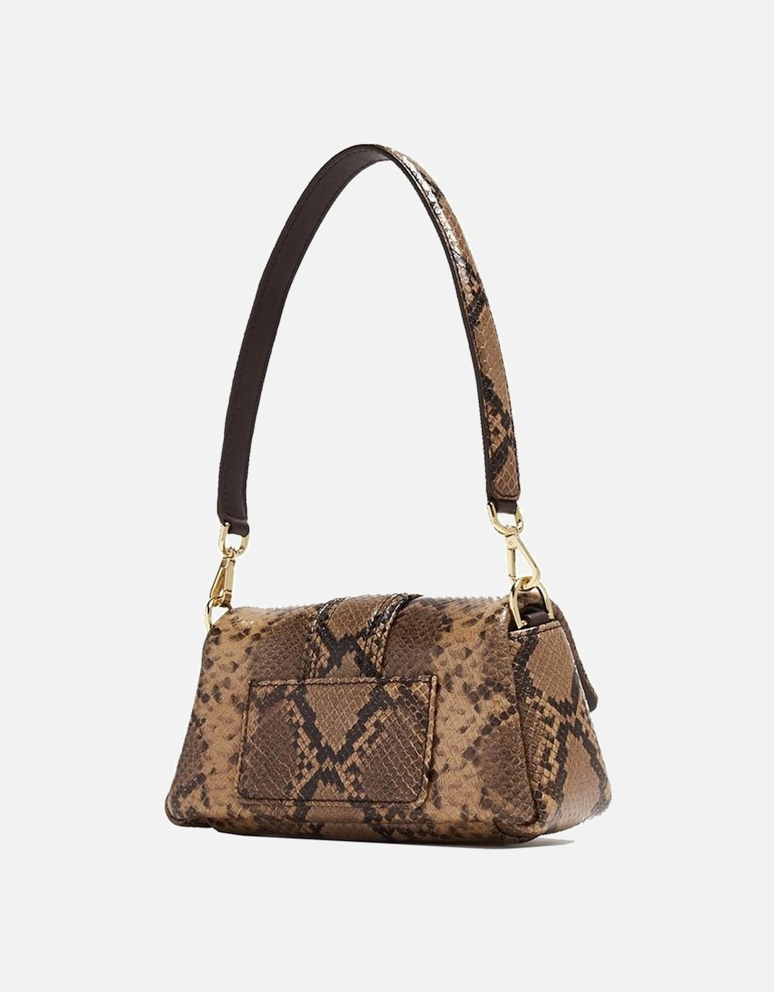 Structured Leather Top Handle Bag with Adjustable Shoulder Strap Women