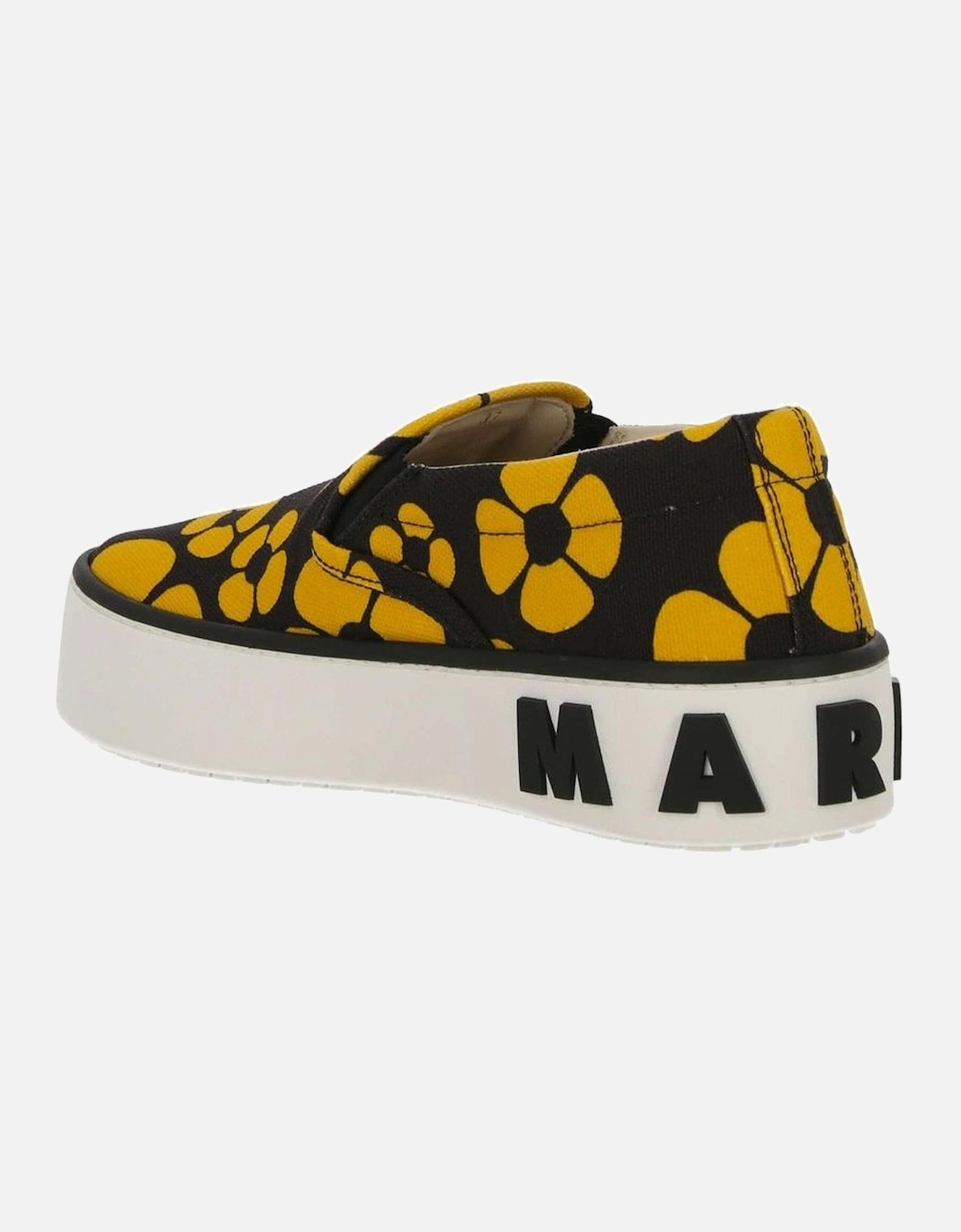 Cotton Sneakers with Leather Lining and Rubber Sole Women - Black
