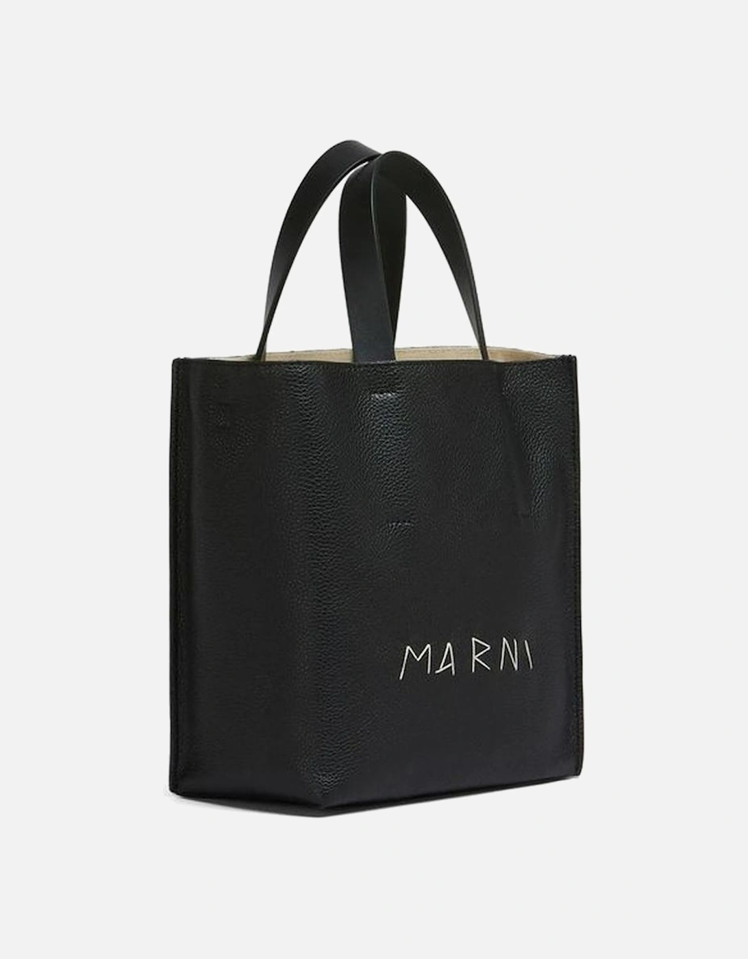 Shopping Bag with Internal Pockets and Top Handle Women - Black