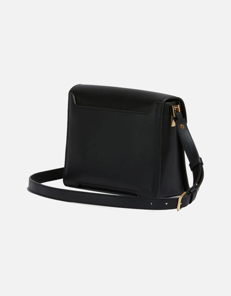 Structured Handbag with Adjustable Shoulder Strap and Distinctive