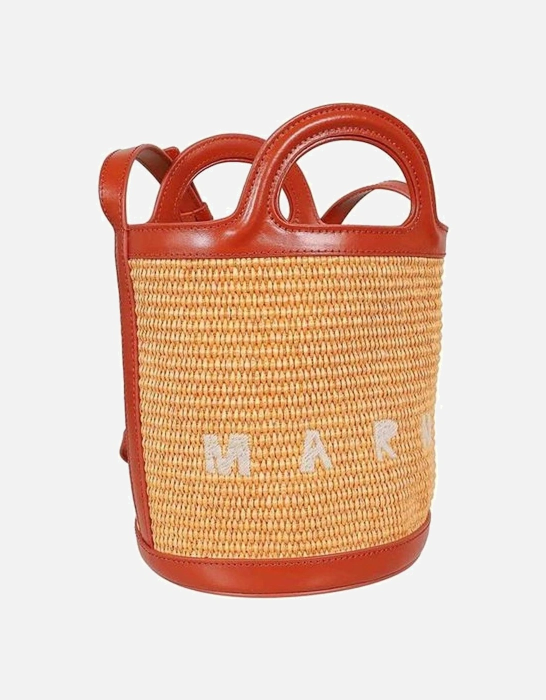 Adjustable Strap Tote with Drawstring Closure Women - Orange Bags