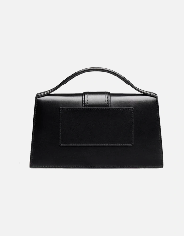 Leather Flap Top Shoulder Bag Women - Black