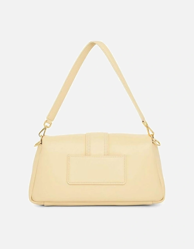 Elegant Leather Shoulder Bag with Adjustable Strap for Versatile