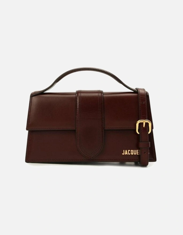 Elegant Leather Handbag with Top Handle and Adjustable Shoulder Strap