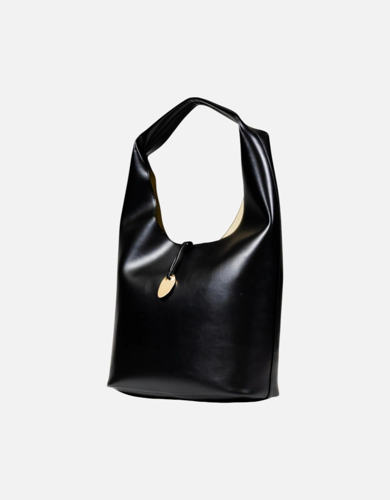 Polyurethane Bag with Inside Pockets Women - Black