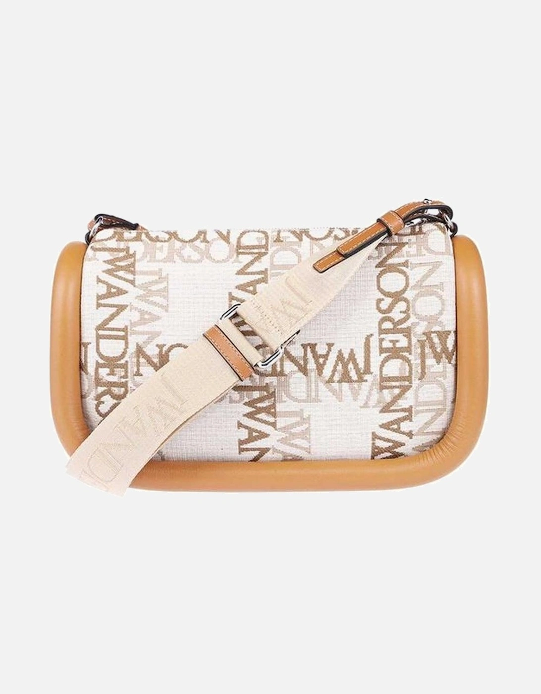 Printed Shoulder Bag with Chain Strap for Everyday Use Women - Brown