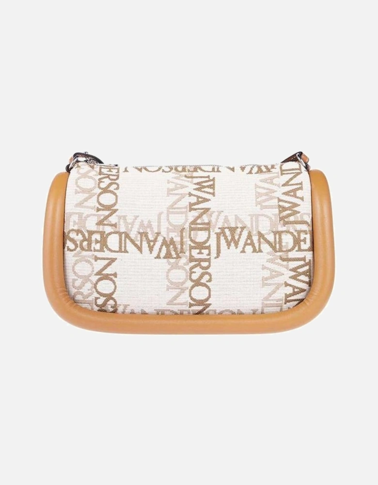 Printed Shoulder Bag with Chain Strap for Everyday Use Women - Brown
