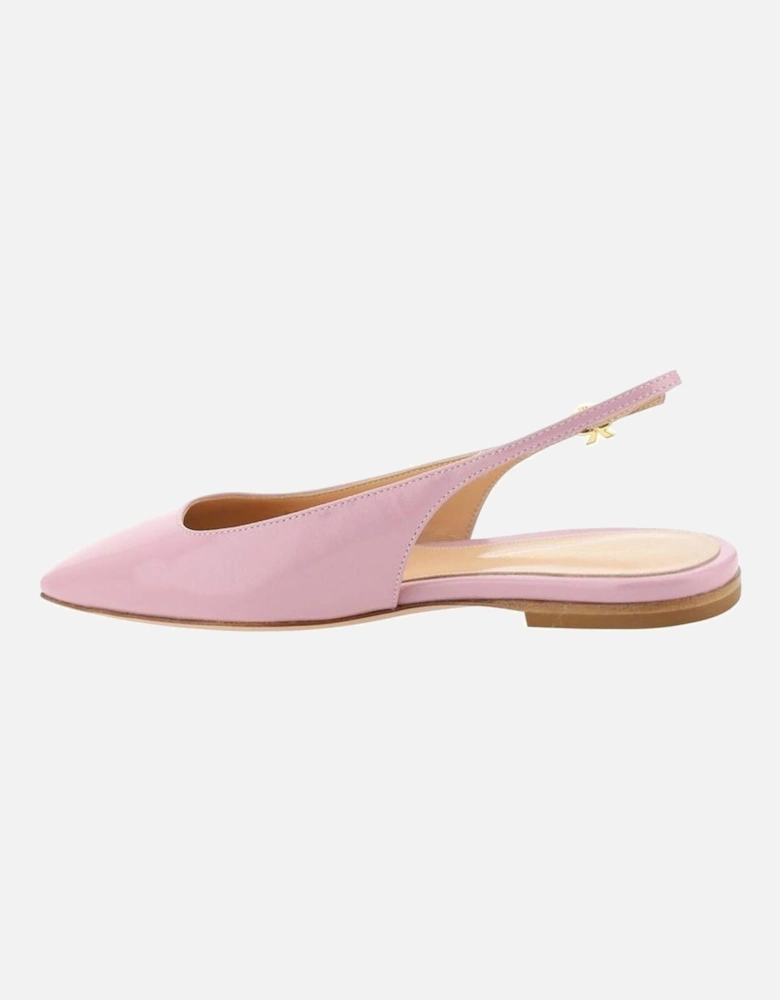 Patent Leather Square Toe Slingback Shoes Women - Multicolor Sandals