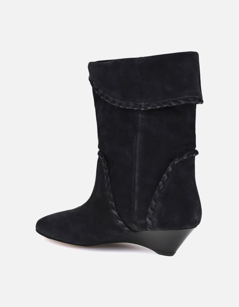 Calf Leather Upper and Sole Boots Women - Black