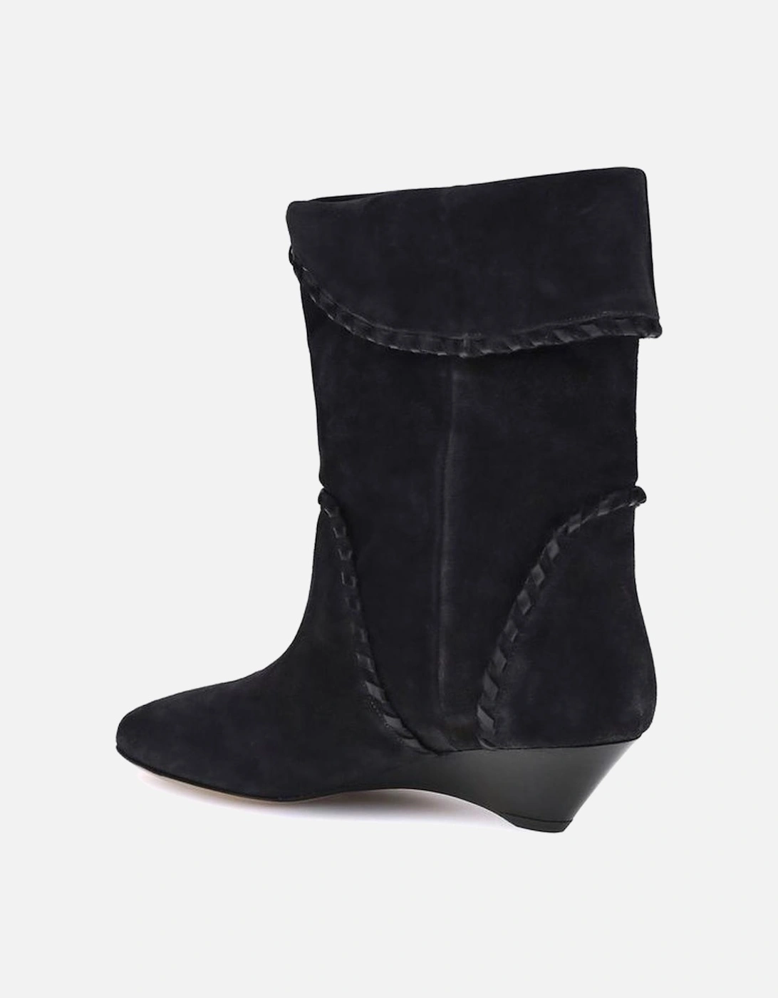 Calf Leather Upper and Sole Boots Women - Black
