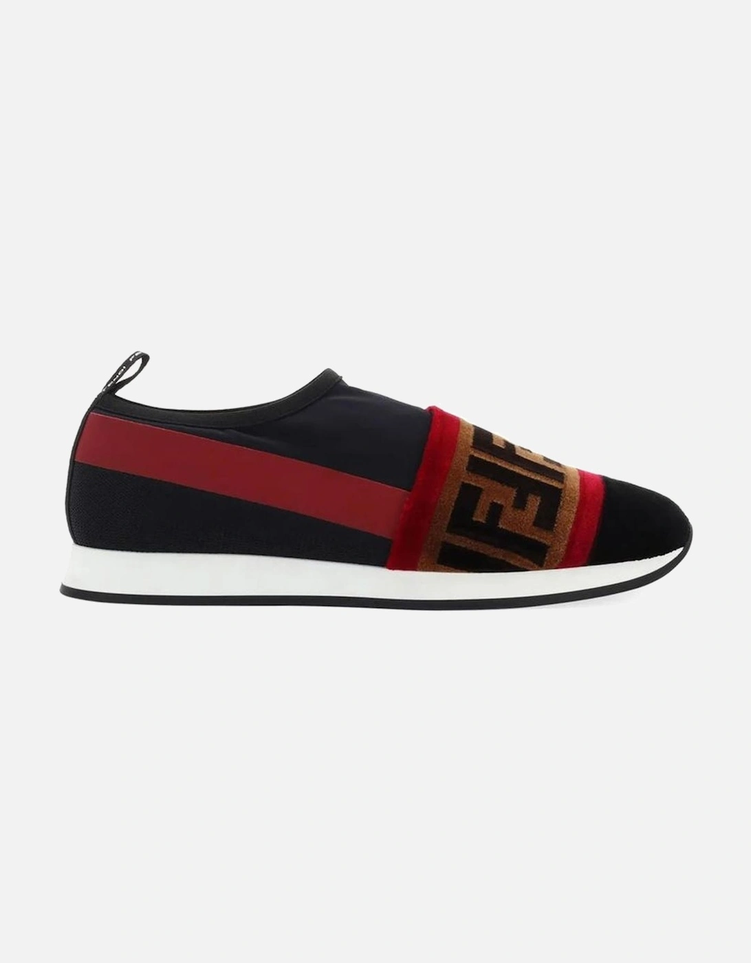 Round Toe Slip-On Shoes with Logo Detail Women - Black Sneakers, 5 of 4