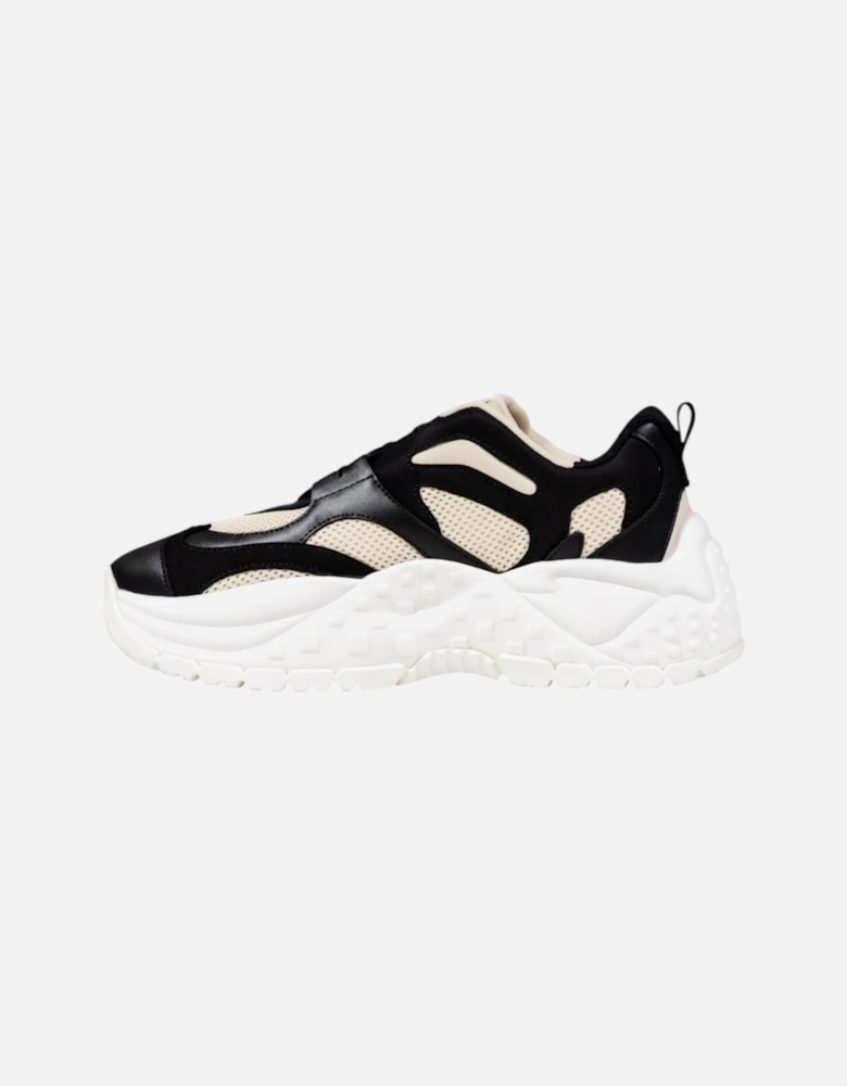 Lace-Up Rubber Sole Sneakers Women - Black
