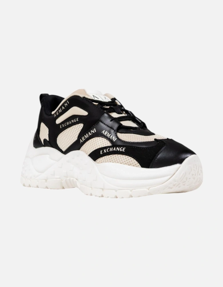 Lace-Up Rubber Sole Sneakers Women - Black