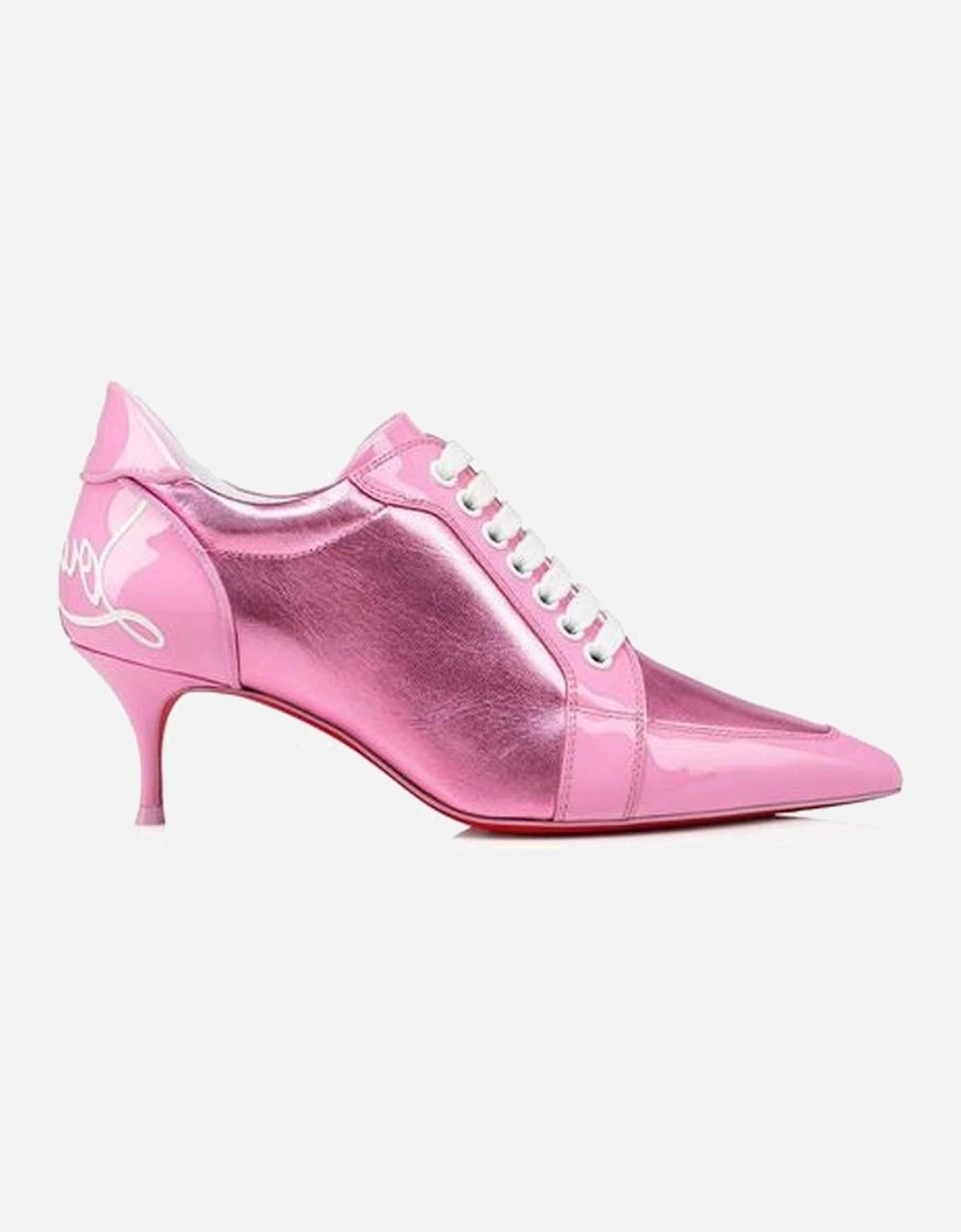 Patent Leather Pointed Toe Lace-Up Heels Women - Multicolor Pumps, 5 of 4