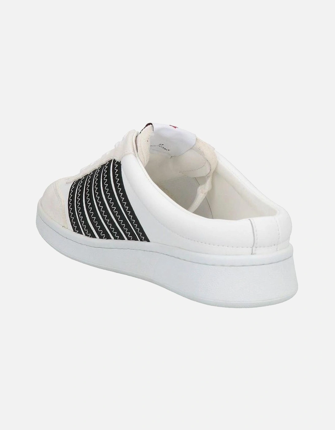 Calf Leather Open Back Lace-Up Shoes Women - White Sneakers