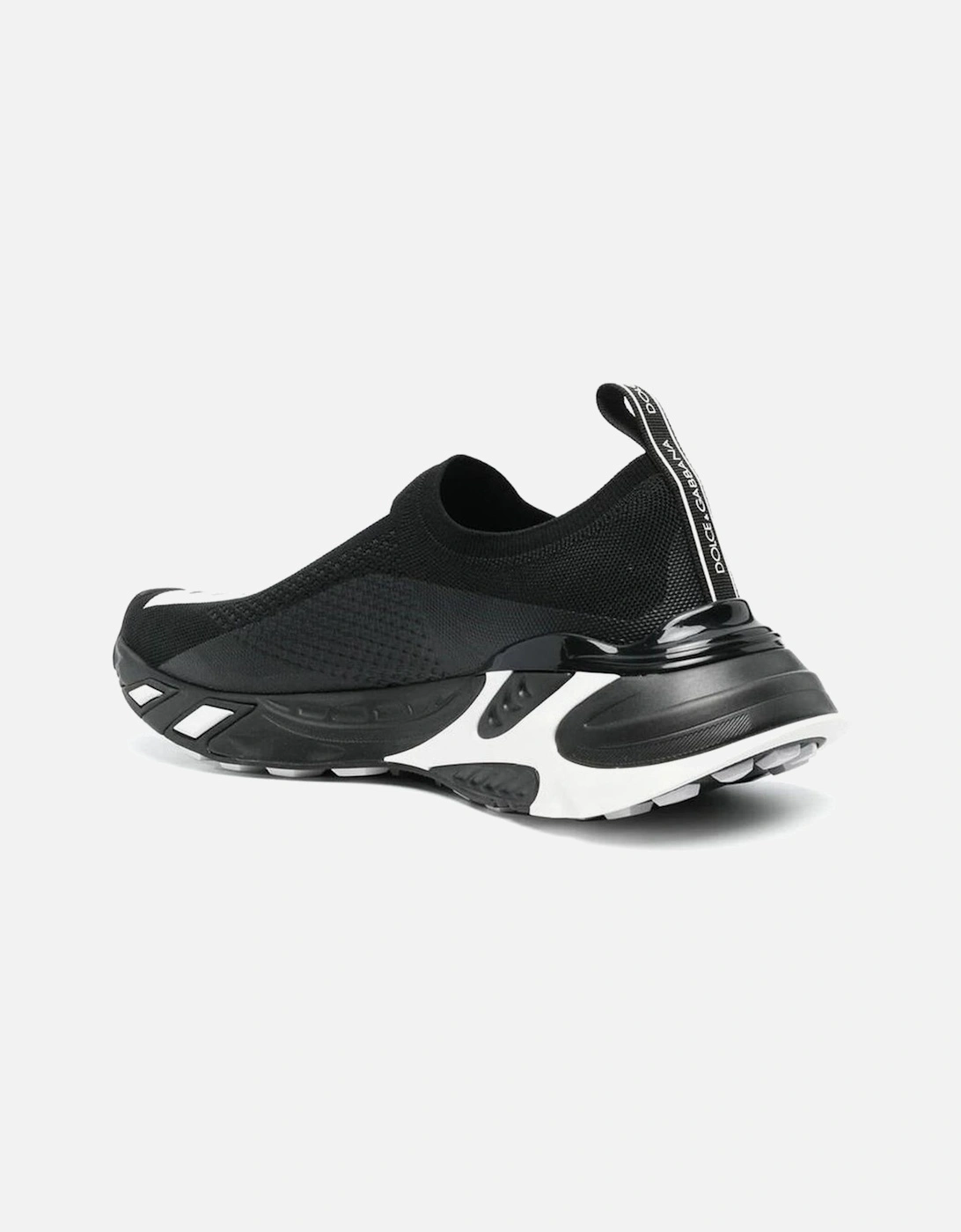 Top Logo Detail Round Toe Sneakers Women - Black