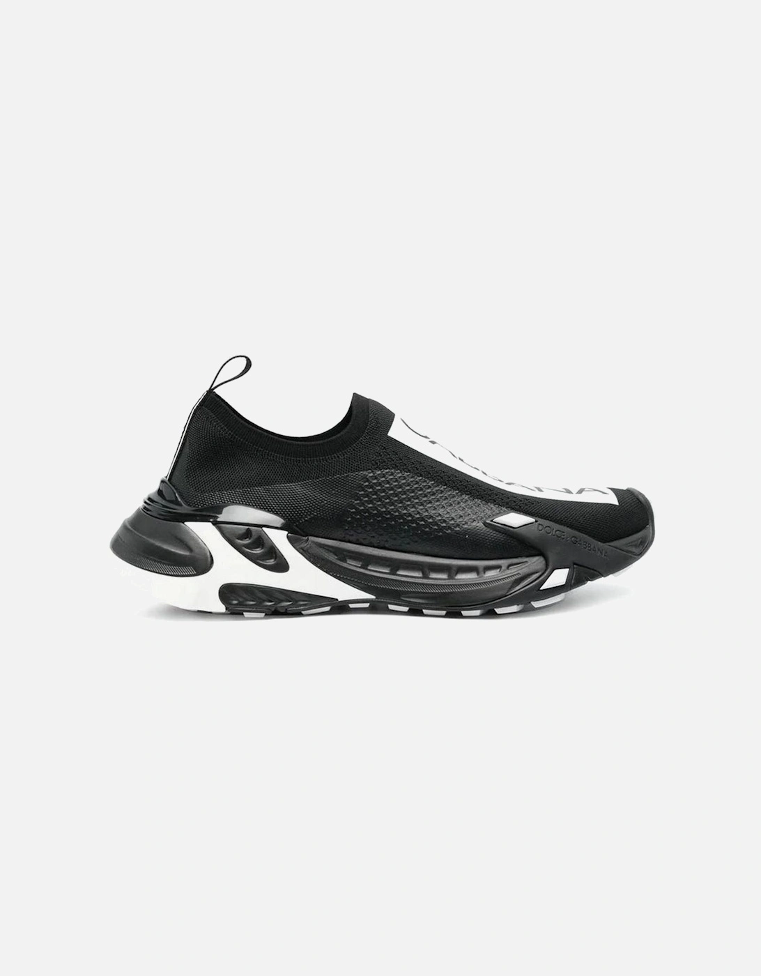 Top Logo Detail Round Toe Sneakers Women - Black, 5 of 4