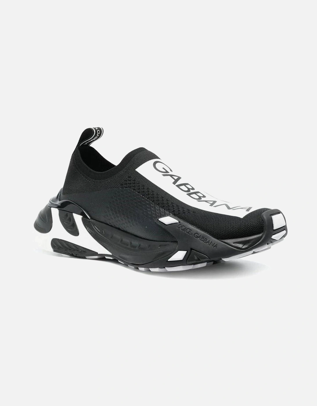 Top Logo Detail Round Toe Sneakers Women - Black