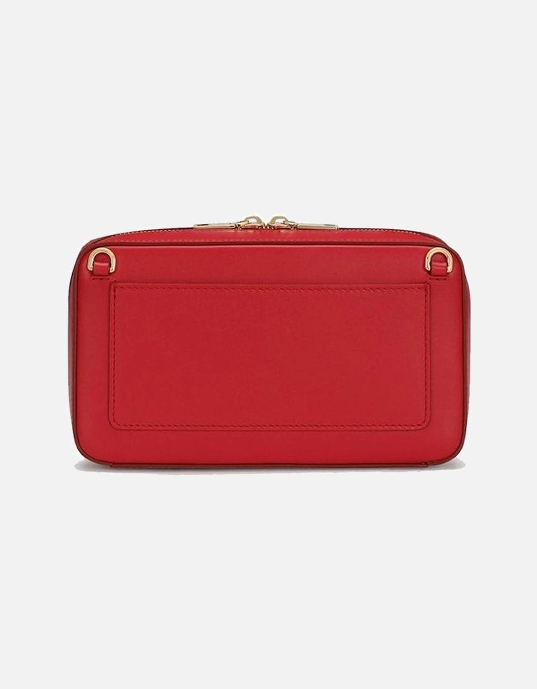 Elegant Leather Pouch with Stylish Logo Detailing - Versatile