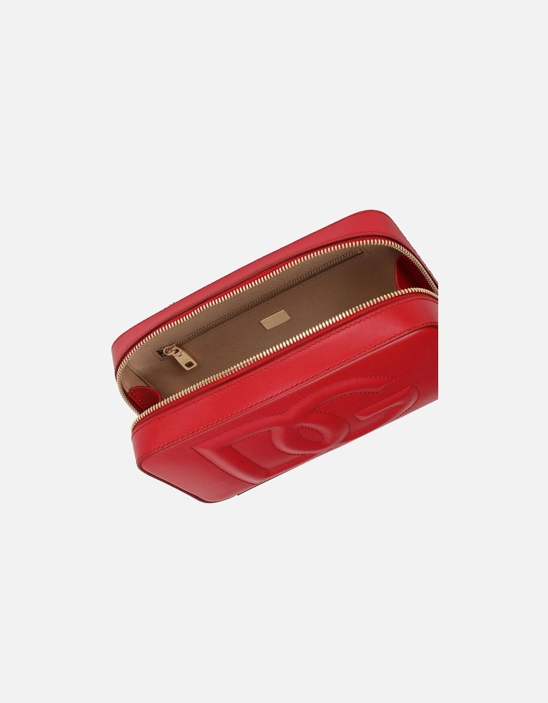 Elegant Leather Pouch with Stylish Logo Detailing - Versatile