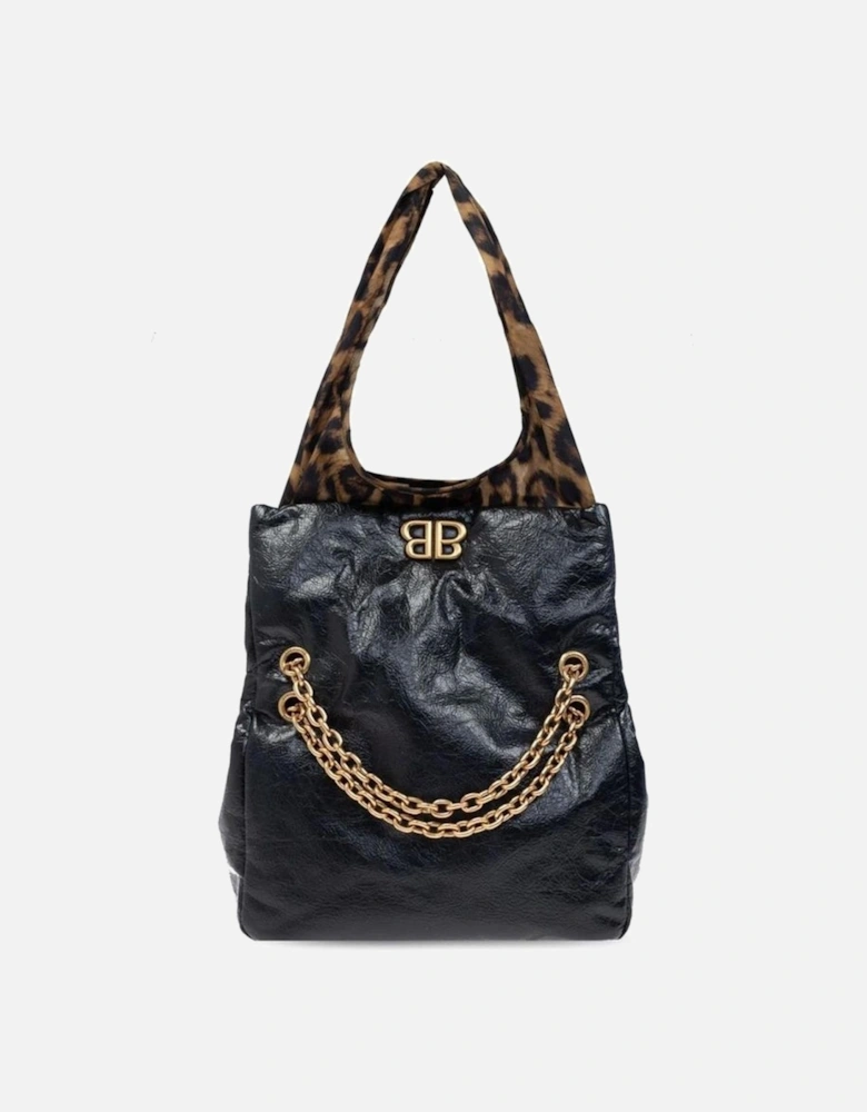 Elegant Shoulder Bag with Detachable Chain and Unique Design Women -