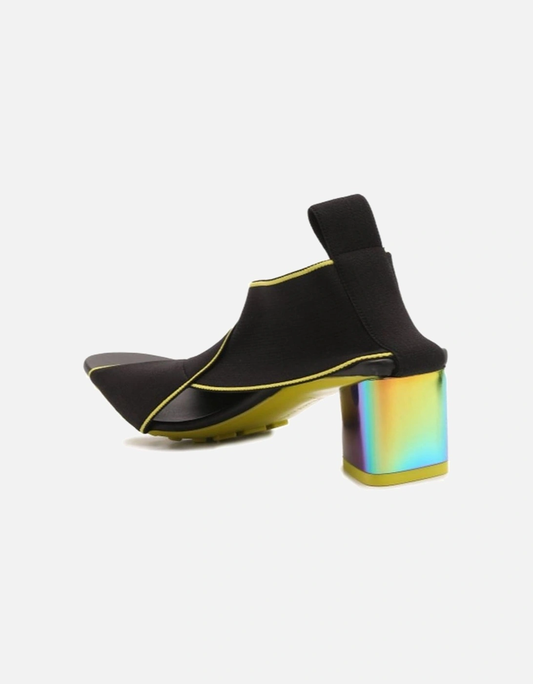 Fabric Round Toe Sneakers with Rubber Sole Women - Black Sandals