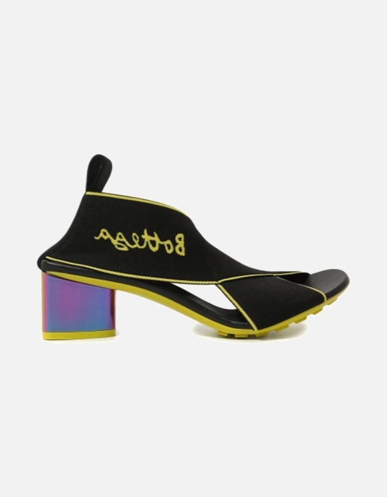 Fabric Round Toe Sneakers with Rubber Sole Women - Black Sandals