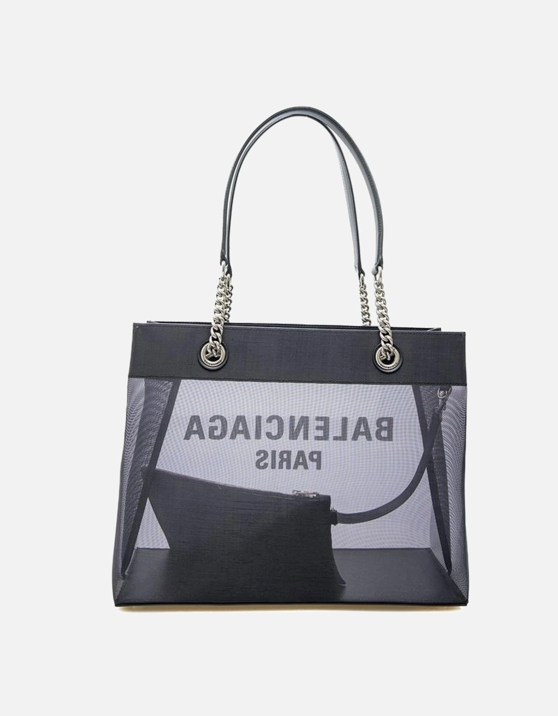 Elegant Tote Bag with Chain Detail and Convenient Inner Pocket Women -