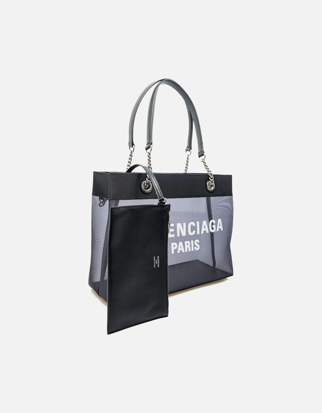 Elegant Tote Bag with Chain Detail and Convenient Inner Pocket Women -