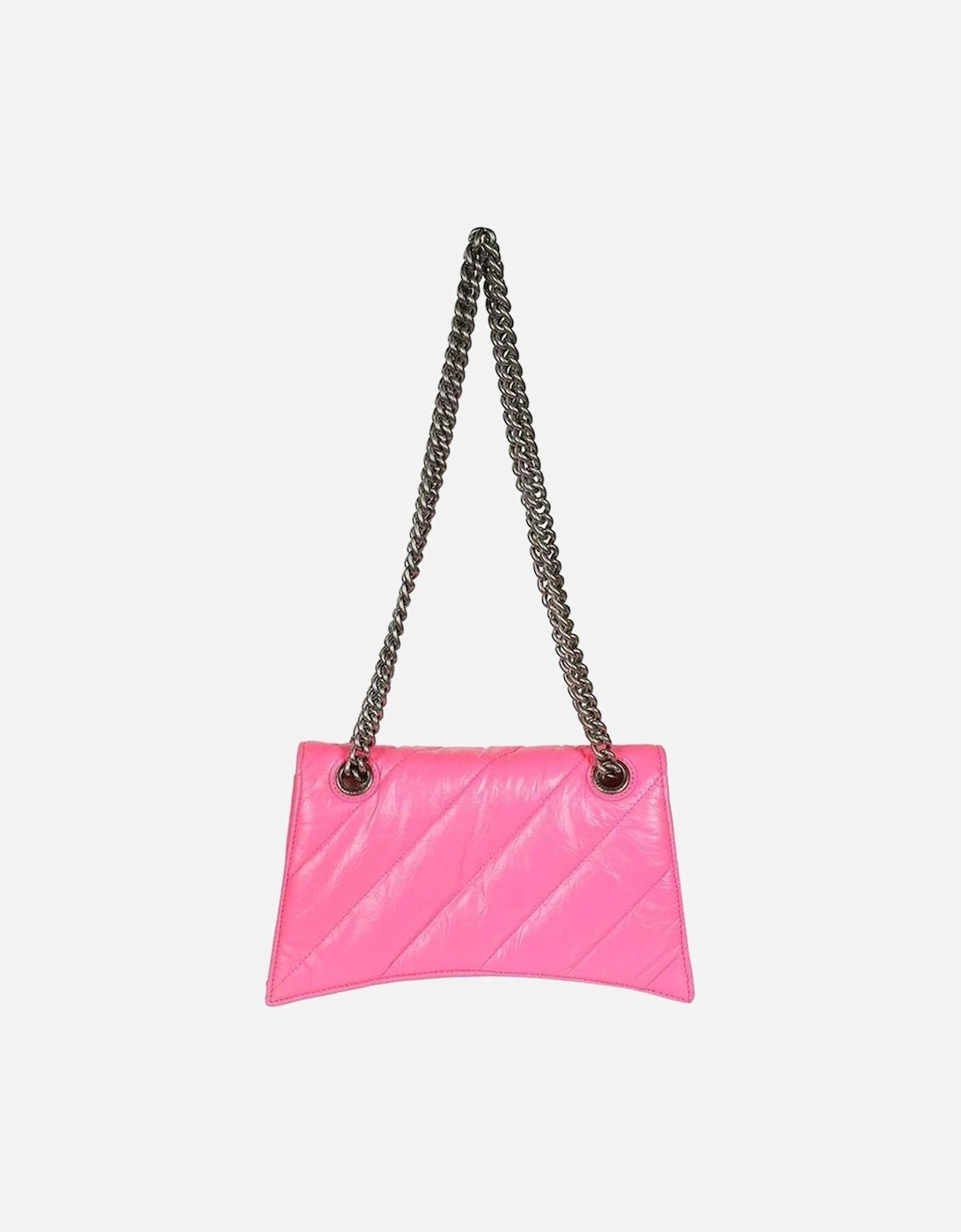 Quilted Leather Shoulder Bag with Chain Strap Women - Multicolor