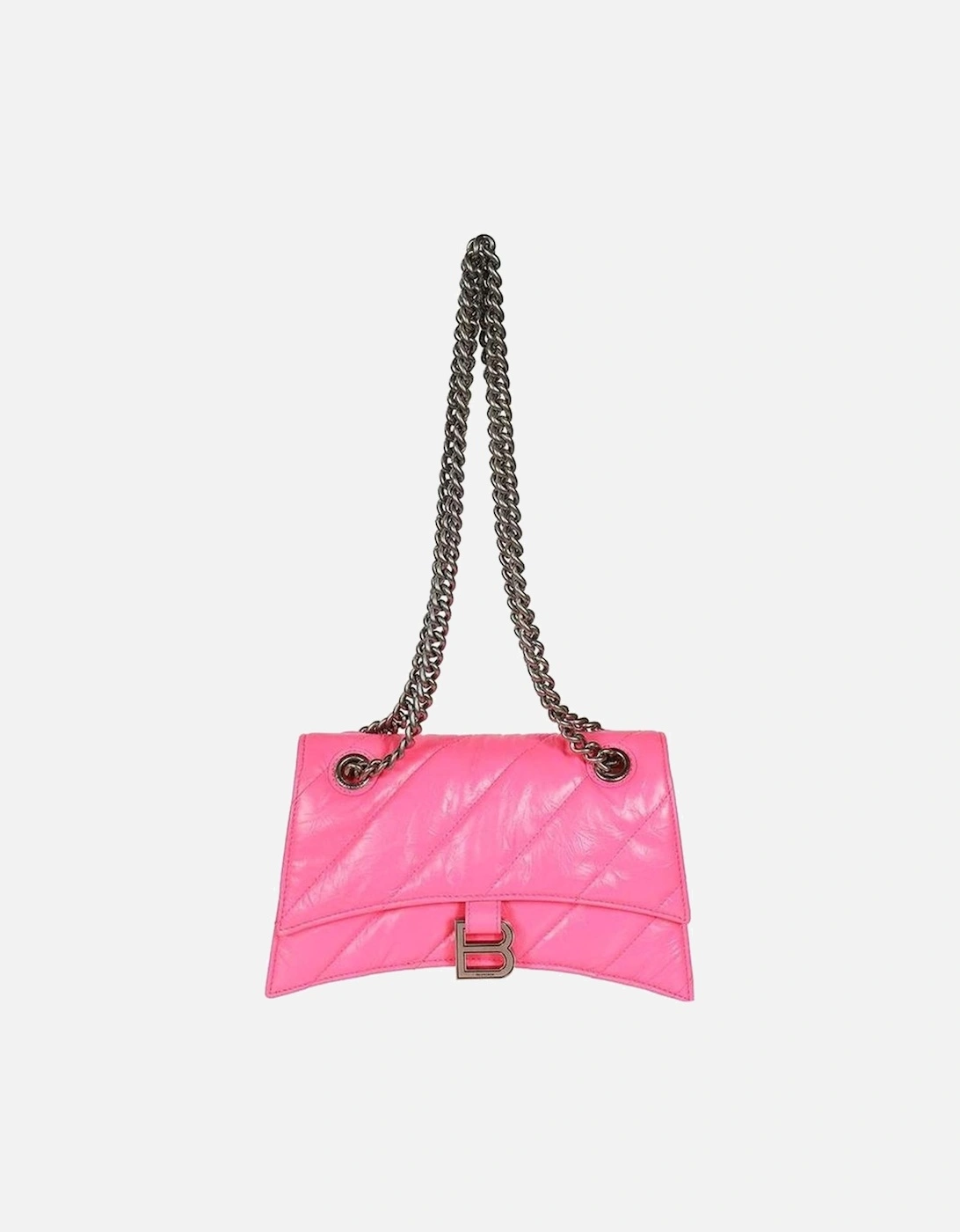 Quilted Leather Shoulder Bag with Chain Strap Women - Multicolor, 5 of 4