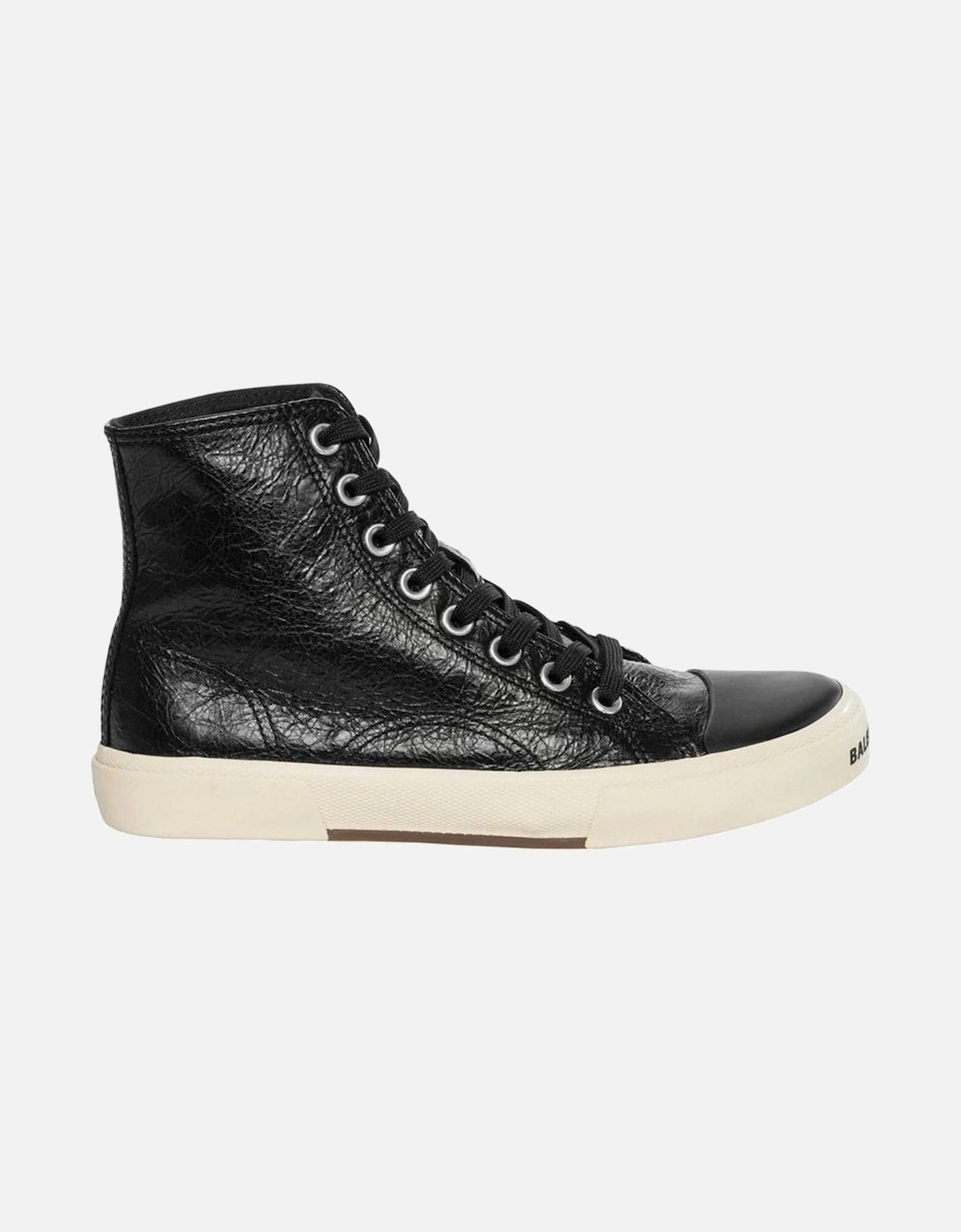 Calf Leather Lace-Up Sneakers Women - Black, 5 of 4