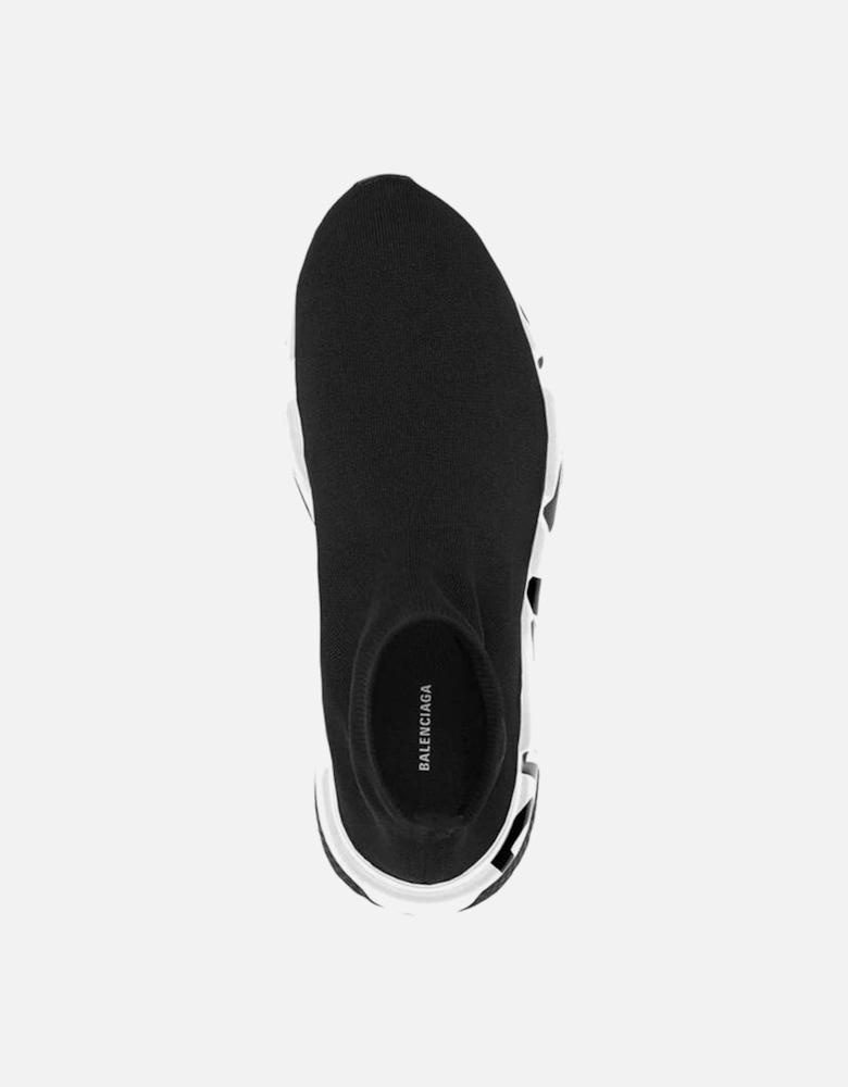 Slip-On Fabric Sneakers with Logo Detail Women - Black