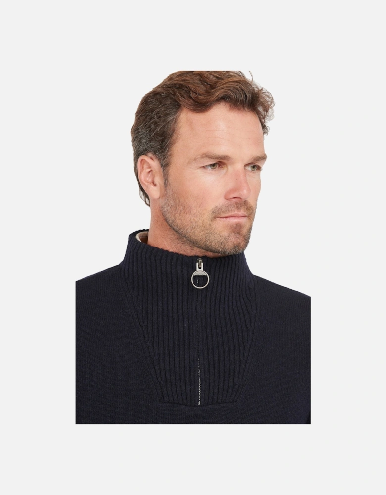 Nelson Essential Essential Half Zip Knitwear Navy