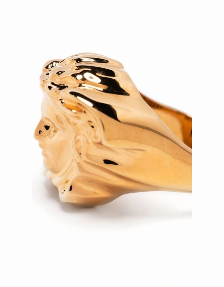 Medusa Head Ring Gold