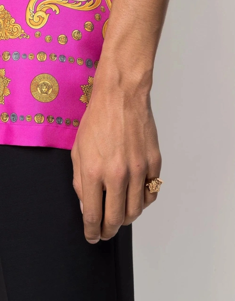Medusa Head Ring Gold