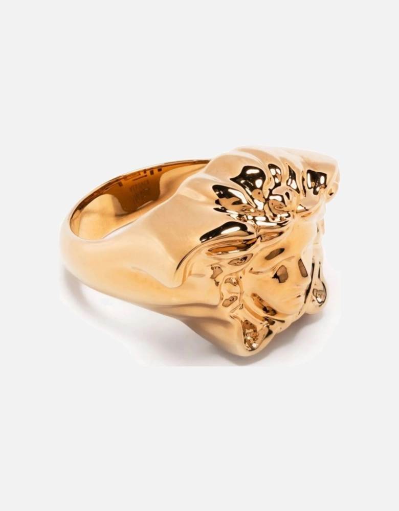 Medusa Head Ring Gold