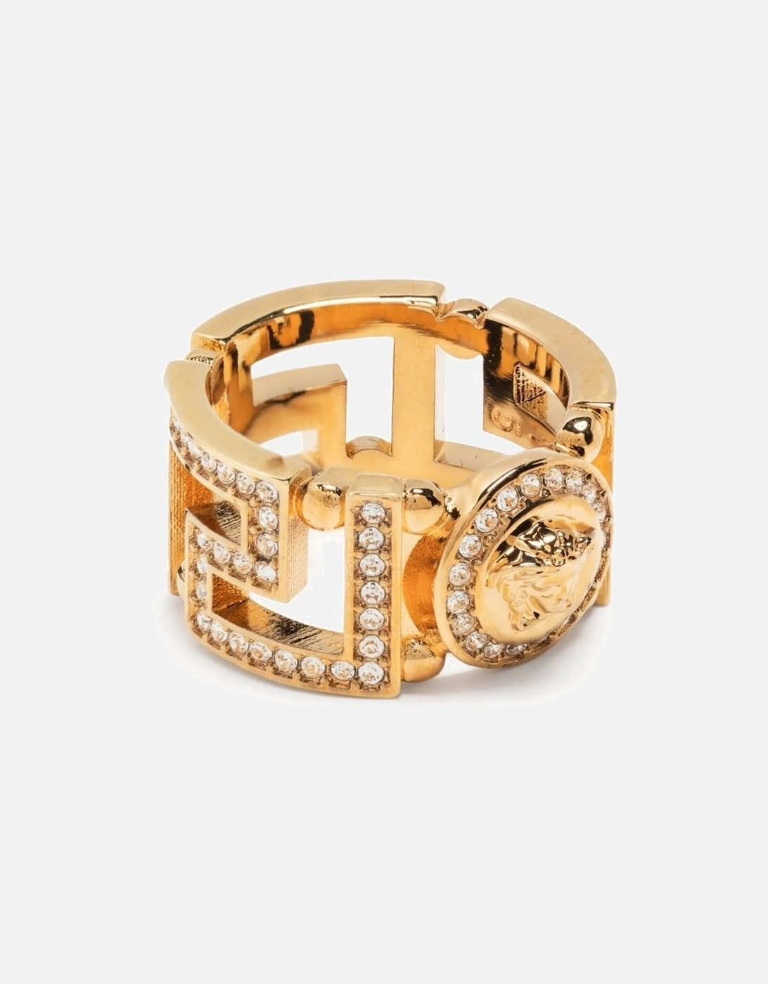 Medusa Crystal Ring Gold, 4 of 3