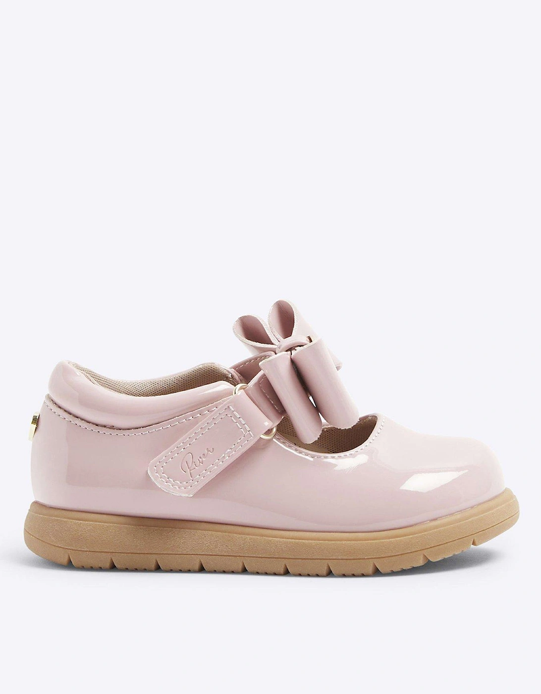 Girls Patent Bow Mary Jane Shoes - Pink, 2 of 1