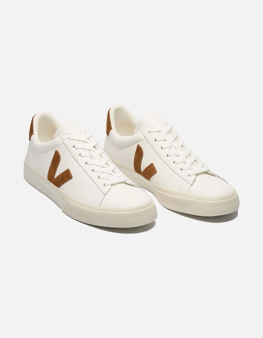 Campo Leather Trainer White/Cognac