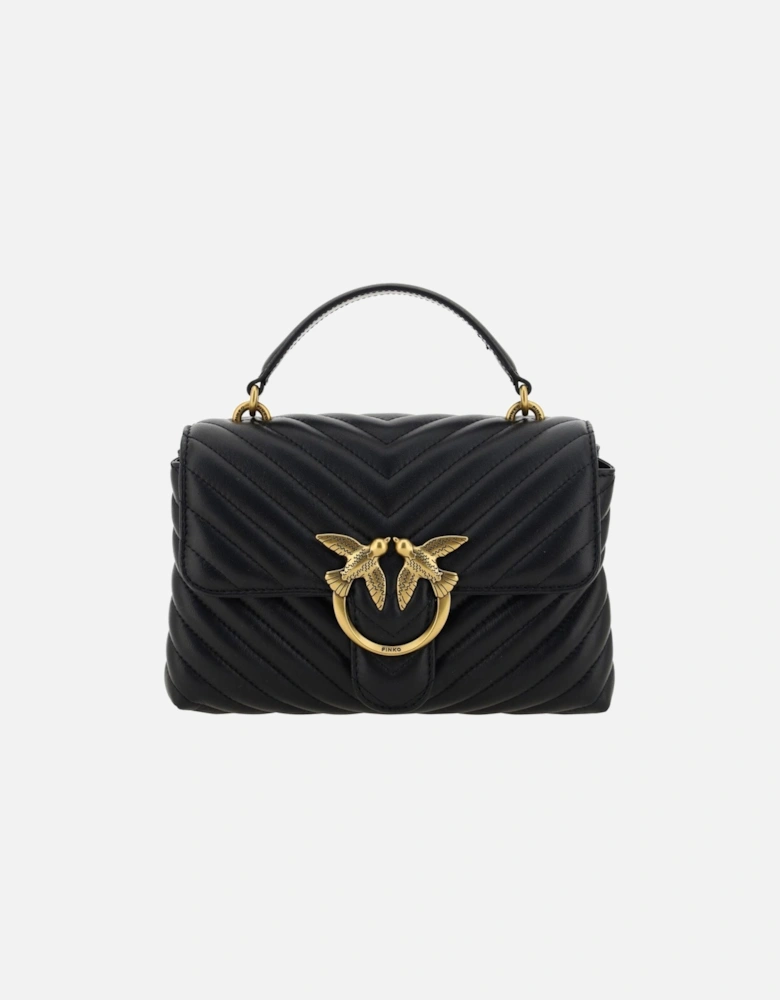 Love Bag Quilted Shoulder Bag Women - Black Handbags