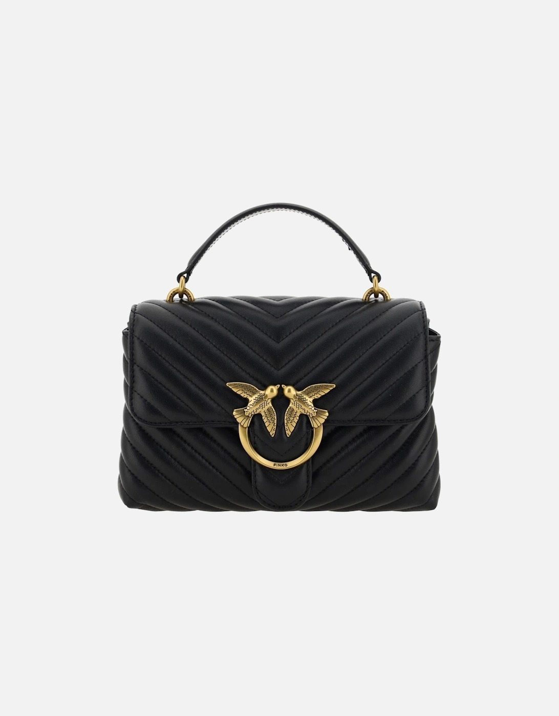 Love Bag Quilted Shoulder Bag Women - Black Handbags, 6 of 5