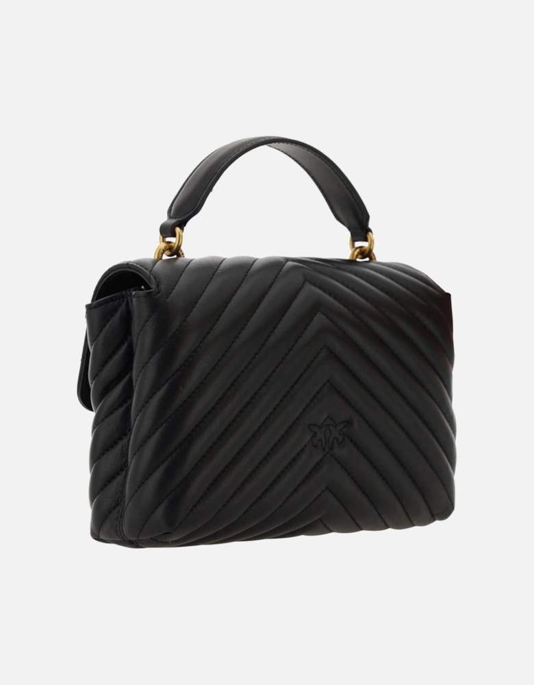 Love Bag Quilted Shoulder Bag Women - Black Handbags