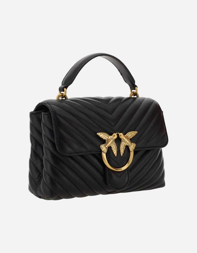 Love Bag Quilted Shoulder Bag Women - Black Handbags