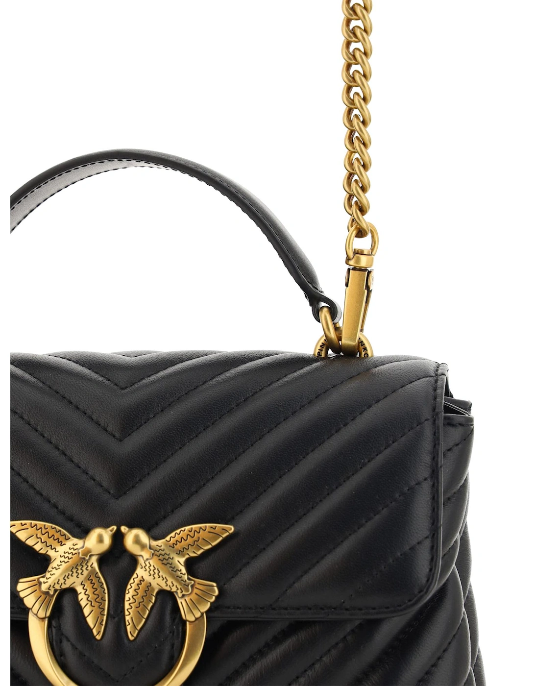 Love Bag Quilted Shoulder Bag Women - Black Handbags