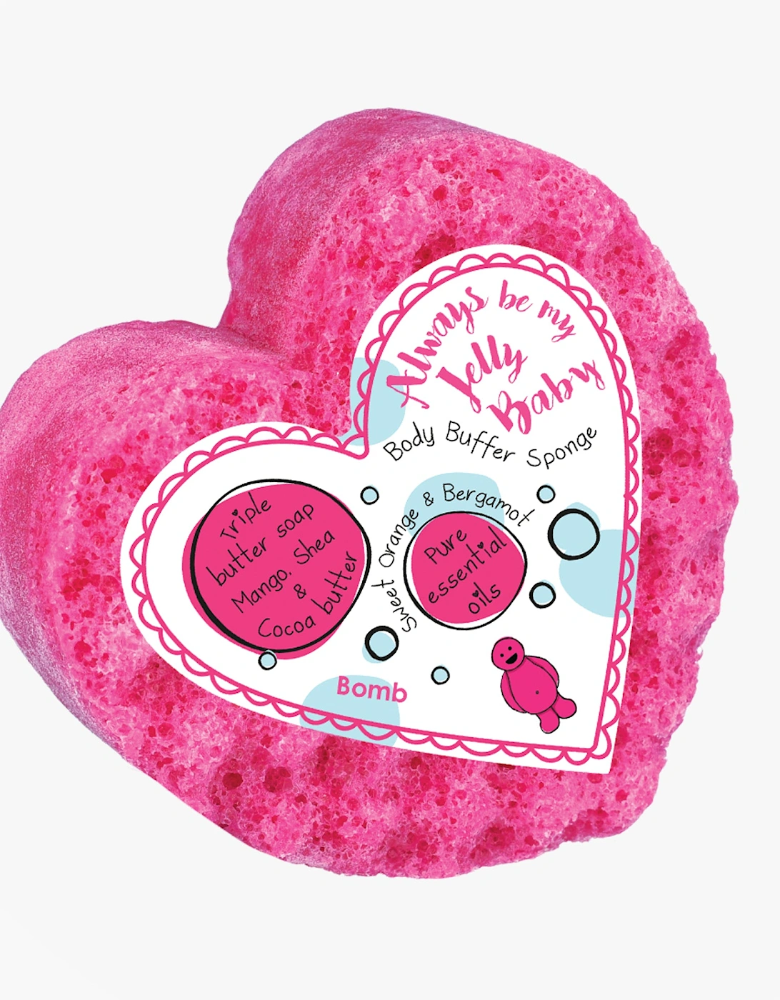 Always Be My Jelly Baby Body Buffer Soap Shower Sponge